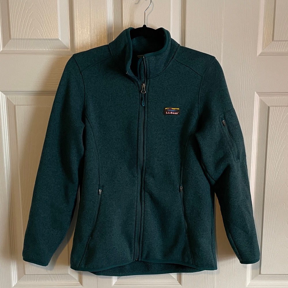 L.L. Bean Sweater Fleece Full Zip Jacket